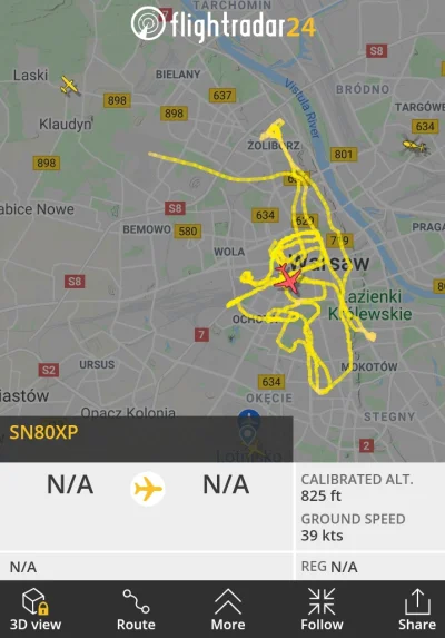 Pepe_Roni - To Policja w zwiazku z protestami tak sobie lata?
#warszawa #flightradar...