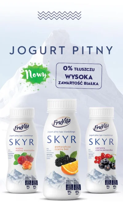 slynny_programista - W Biedronce można kupić jogurt pitny Skyr o smaku maliny i malin...