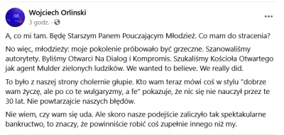 Konstek31 - Polecam trafną diagnozę Orlińskiego. KK będzie gotowy na dialog i komprom...