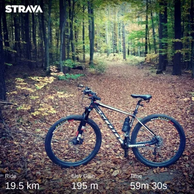 reddin - Krótkie dni, po pracy ciężko zdążyć przez zmrokiem. 

#mtb #kolarstwogorsk...