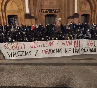 Cierniostwor - Byłem dziś w Krakowie na zwykłym proteście, ale z prawdziwą chęcią pos...