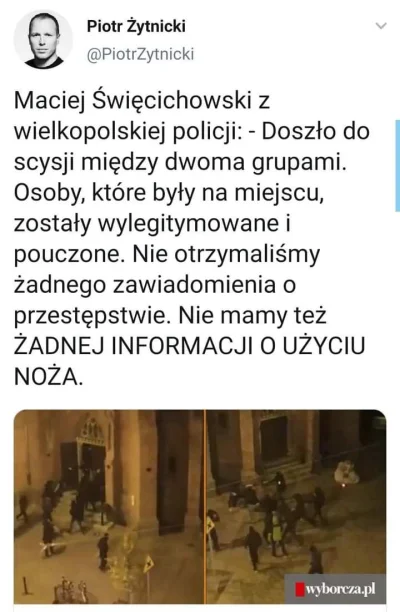 Demaxian - @Jeslisieboiszjuznim_jestes : policja dementuje incydent