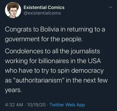 G.....5 - Zapomniałem wysłać apropo #boliwia 
#antykapitalizm #elonmusk