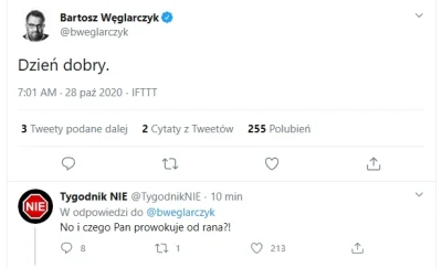 uknot - Tygodnik Nie na Twitterze wciąż dostarcza
#twitter #tygodniknie #bekazpisu #...