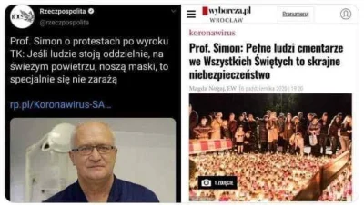 monaas - Cóż, prof. Simon niestety ma pewne problemy z konsekwencją odnośnie bieżącyc...