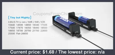 n____S - XTAR Battery Charger MC1 - Aliexpress 
Cena: $1.68 (6,61 zł)
Kupon꞉ $3/3 k...