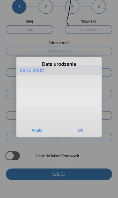 some1 - #panek #ios #apple 

Czemu w apce Panek cs przy rejestracji nie mogę zmienić ...