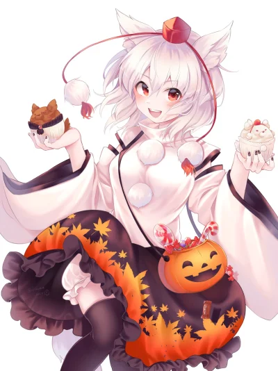 Streiter - #randomanimeshit #anime #touhou #momijiinubashiri #halloween