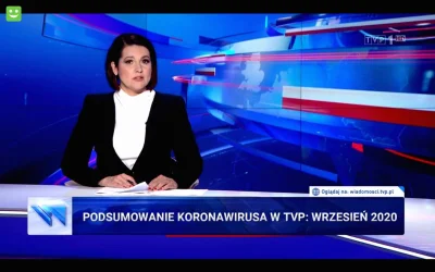 jaxonxst - Podsumowanie koronawirusa w Wiadomościach TVP: Wrzesień 2020 #tvpiscodzien...