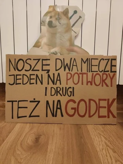 k.....a - Takie tam ukradzione z fejsa
#heheszki #wiedzmin #godek #protest