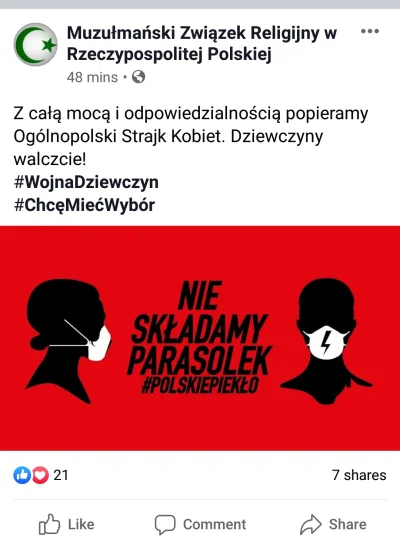 w.....a - #protest #islam 

Kiedy nawet polscy Muzułmanie okazują się być bardziej ...