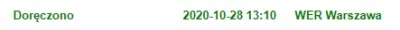 p.....y - Dostałem sms że dzisiaj dostane paczke, no i jest doręczona - do WER Warsza...