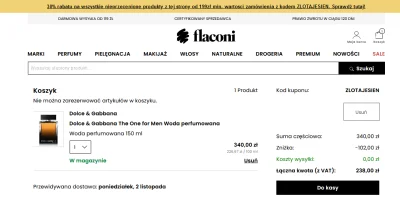 Derrin - #perfumy
Na flaconi.pl Dolce & Gabbana The One for Men EDP jest za 238 zł/ ...