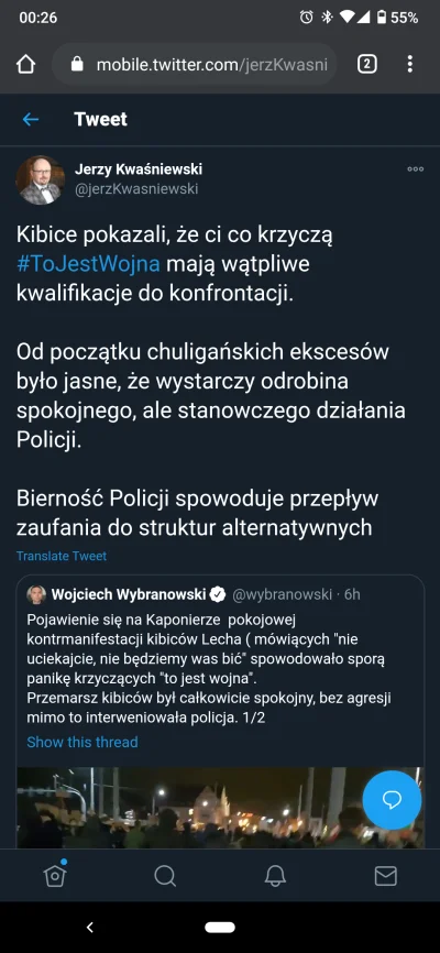 szejk_wojak - Chce wierzyć, że ta organizacja spadnie z rowerka a ten kutasiarz wyląd...