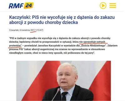 Neater - @phsbdg: nie organizuje, ale wiedział, że protesty będą i celowo to poszło t...