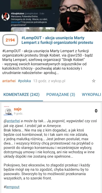 sajo - Co o tym sądzicie? 
#LempOUT #strajkkobiet