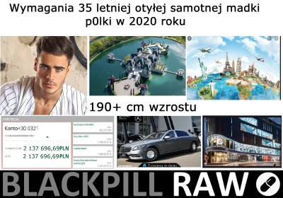 B.....W - Sytuacja na p0lskim rynku matrymonialnym jest tragikomiczna!

Chady r00ch...