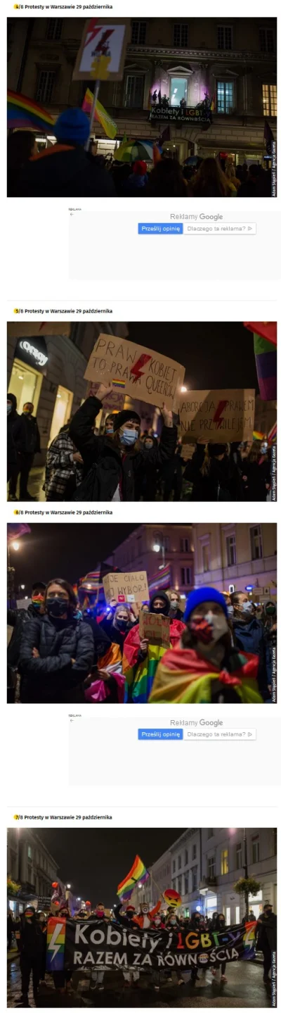 turbonerd - Ciekawe, bo według Onetu, na wczorajsze protesty przyszły wyłącznie tęczo...