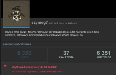 SynGromu - Kolejny wysłany na przymusową kwarantannę.
#ban #moderacja #tangodown #st...