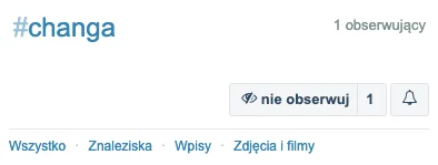 Zapaczony - @Frezeek: wyświetla mi się, że tylko jedna osoba obsweruje ten tag