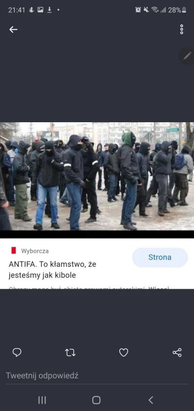 RedPULL - @PreczzGlowna nie znam sie ale antifa znaczy sie bialymi paskami a nie naro...