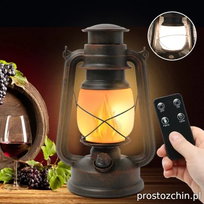 Prostozchin - >> Retro lampka LED << ~60 zł z wysyłką

Lampa imitująca stare lampy ...
