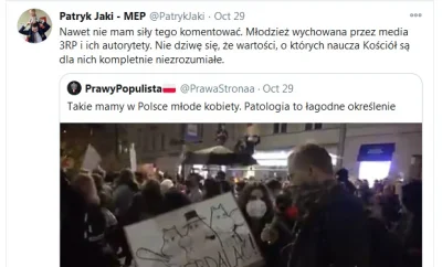 szurszur - Zabawne nawet to oderwanie Jakiego od rzeczywistości. Protestują m.innymi ...