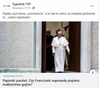 pieczarrra - TVP bardziej obraża papieża niż wykop ( ͡° ͜ʖ ͡°)

#wykopobrazapapieza #...