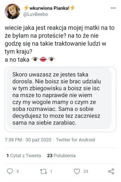 s.....j - Taki wygląd wielkich rewolucjonistek XDD
Wystarczy poruszyć temat pracy i ...