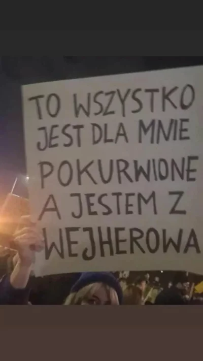 Wuja66 - No i babka wygrała XD
#protest #heheszki #wejherowo