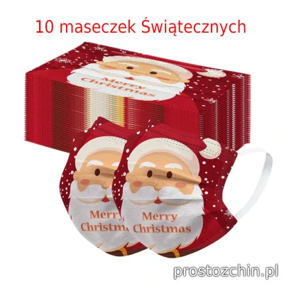 Prostozchin - >> 10 maseczek Świątecznych << ~10 zł z wysyłką

Zamów już dziś, by d...