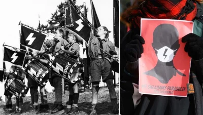 jarekcda - Pojedynczą błyskawicę nosiło Hitlerjugend. Podobieństwo w działaniu jest w...