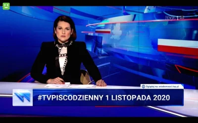 jaxonxst - Skrót wiadomości TVP: 1 listopada 2020 #tvpiscodzienny tag do obserwowania...