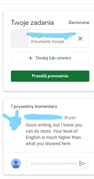 D.....s - Pani od angielskiego zawsze coś nie pasuje( ͡° ʖ̯ ͡°). #przegryw #licbaza