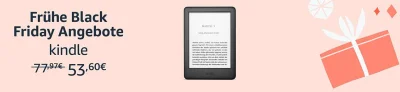 Cyfranek - Wczesny Black Friday. Kindle znowu taniej. Tym razem Kindle 10, Kindle 10 ...