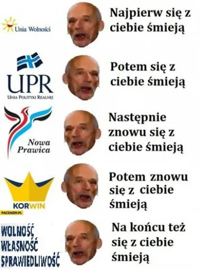 Kejran - @kipowrot Ale dobrze widzieć, że nauki Korwina nie poszły w las, wszystkie p...