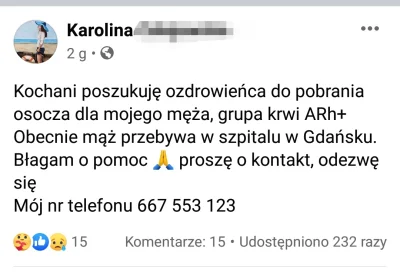 UczulonaNaAbsurd - Mirki, sprawa jest. Może ktoś coś? Młody mężczyzna po 30-tce, stan...