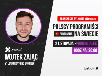 JustJoinIT - Początek listopada tradycyjnie rozpoczniemy live-streamem z cyklu Polscy...