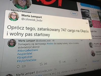 Kozajsza - **TVPiS pokazuje tweeta użytkownika czlowiek_bobr jako tweeta Marty Lempar...