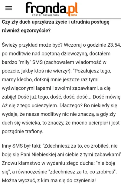 nieocenzurowany88 - Fronda to kopalnia beki. Tutaj na przykład ksiądz dostał sms od s...