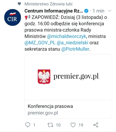 Prozdrowotny - #konferencja
Bez premiera to chyba bez obostrzeń 
#koronawirus