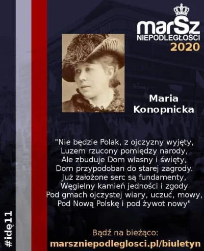 N..... - @Nox: Na Fanpage'u pojawiła się też informacja o Marii Konopnickiej, ale zos...