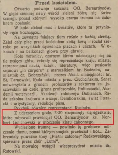 kawiarnianypl - @kels: Przy okazji opis rzymskokatolickiego pogrzebu Marii Konopnicki...