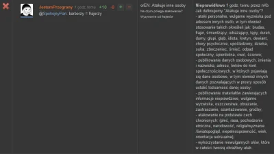 Zelber - @wykop: 
Obecnie lista wyzwisk jest poszerzona, nadal usuwamy treści z wulga...