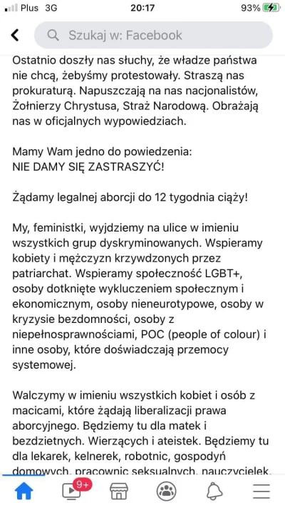 Dzaa88 - Jeżeli to nie jest jakiś troll, a widziałem to na profilu "Strajk Kobiet Wro...