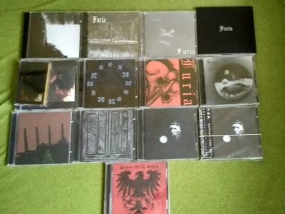kogut_20 - #kolekcjemuzyczne #blackmetal
Można plusika za moją kolekcję furii na CD?...