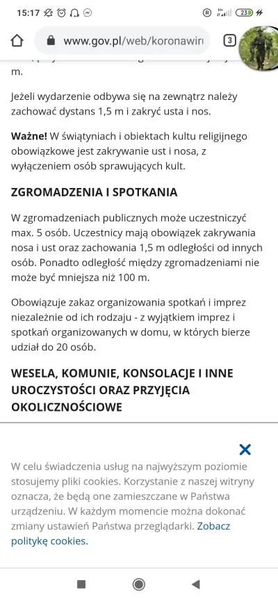 Mechaninatoret - Ktoś wie co z tym przepisem spotkań w domu do 20 osób? 
Zostaje czy ...