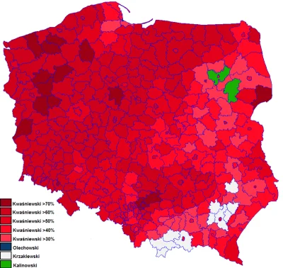 BobMarlej - @Konigstiger44: Kwaśniewski w 2000, też reelekcja.