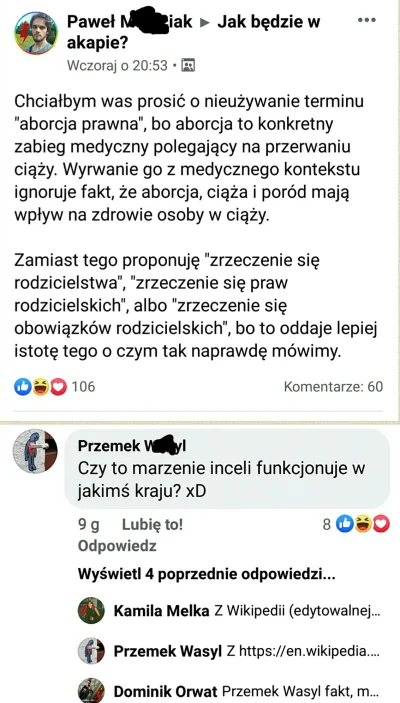 Andy_Rosenbaum - Dzień dobry. Chciałbym tylko poinformować, że jeśli popieracie aborc...