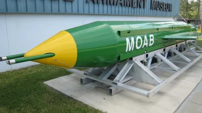 Sekularyzacja - Amerykańska bomba MOAB do zaprowadzania pokoju. Mother of all bombs.
...